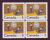 CA0522i, 524i MNH  Children's Drawings Center Blocks - 1970