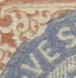 DWI18bpr5 Danish West Indies Scott # 18b pair VF