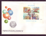 NO09341 Norway FDC  Scott # 934 MNH, Ball Sports 1988
