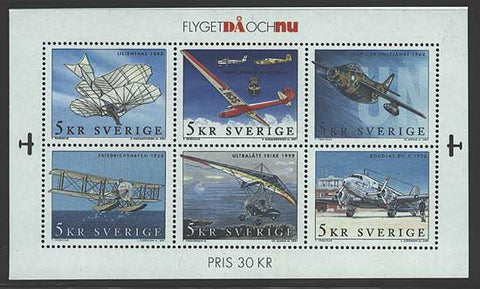 SW2421 Sweden Scot # 2421 MNH, Airplanes 2001