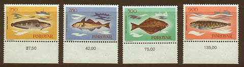 FA0097-001 Faroe Islands Scott # 97-100 VF MNH