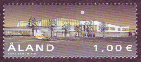 Aland stamp showing new Post Terminal.