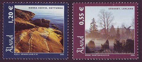 AL0252-531 Åland Scott # 252-53 NH.  Landscapes / Paysages