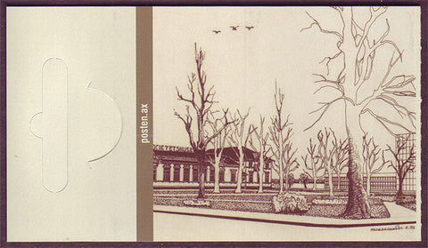 AL0334d Åland Scott # 334d Booklet MNH.  Architecture - 2012