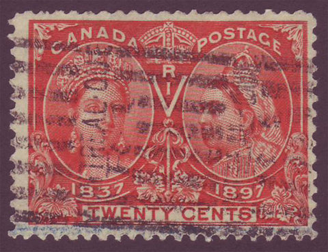 CA00592 Canada       Queen Victoria Diamond Jubilee 1897      Unitrade # 58 VF MH