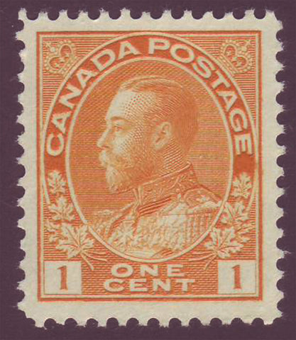 CA01051.1 Canada       George V "Admiral" Issue 1911-1925      Unitrade # 105 VF MNH**