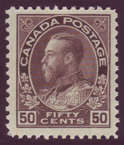 CA01202 Canada       George V "Admiral " Issue 1911-1925      Unitrade # 120 F-VF MH