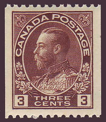 CA01341 Canada       George V "Admiral " Issue 1911-1925      Unitrade # 134 VF MNH**