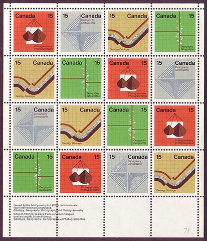 CA0585a1 Canada Scott # 585a MNH Earth Sciences - 1974