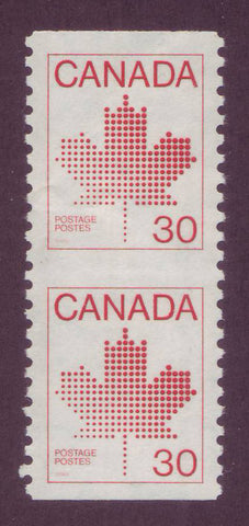 CA0950a Canada # 950a Maple Leaf MNH Imperf. Vertical Pair - 1982