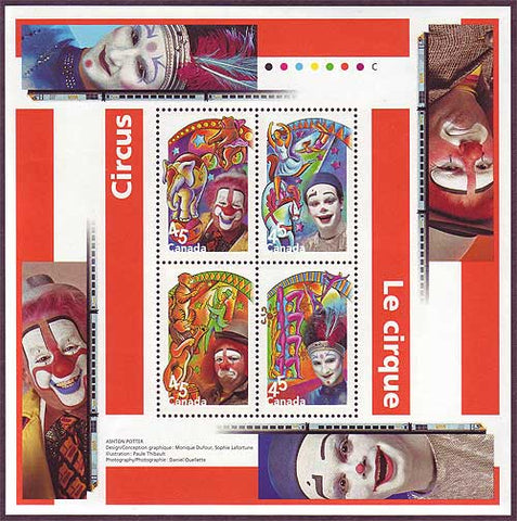 CA1760b Canada Scott #1760b, The Circus - 1998