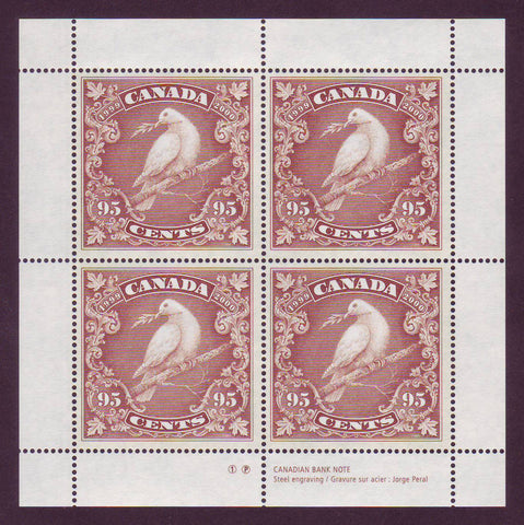 CA1814a Canada Scott #1814a,  Dove of Peace on Branch - 1999