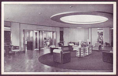 T. Eaton Co. Department Store, Montreal - Foyer of the 9th Floor Restaurant. ca.1940