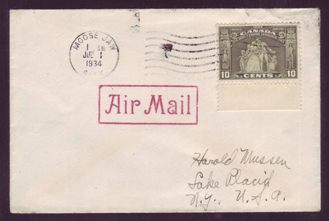 BAFDC # 209, 10¢ Loyalist Statue First Day Cover  - 1934