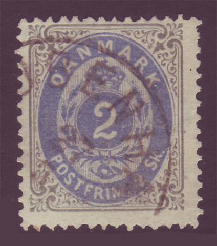 DE00165 Denmark Scott # 16 F Used 1864