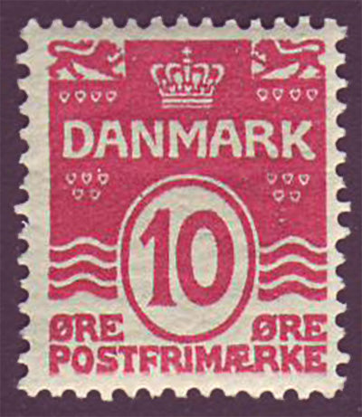 DE00621 Denmark Scott # 62 VF MNH** 1912