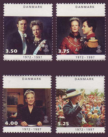 DE1063-661 Denmark Scott # 1063-66 MNH, Queen Margrethe II 1967