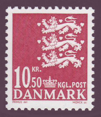 DE1304A1 Denmark Scott # 1304A MNH, 10.50kr Small State Seal 2006
