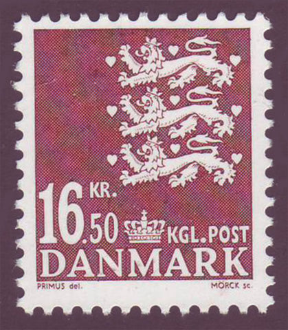 DE1309 Denmark Scott # 1309 MNH, 16.50kr Small State Seal 2005