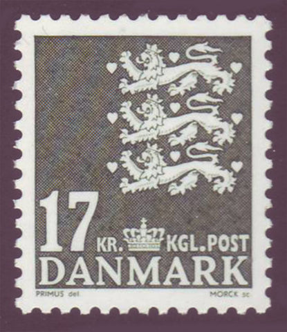 DE1310 Denmark Scott # 1310 MNH, 17kr Small State Seal 2006