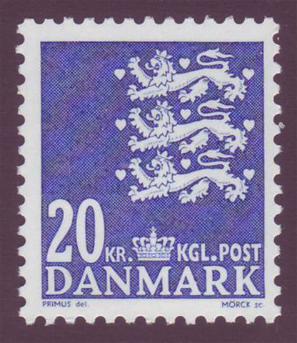 DE1312 Denmark Scott # 1312 MNH, 20kr Small State Seal 2010