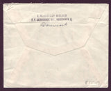 DE5027 Denmark, Letter to USA with label 1947
