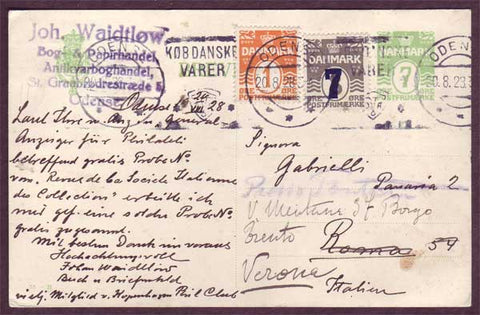 DE5074PH Denmark, Postal Stationery card 1928