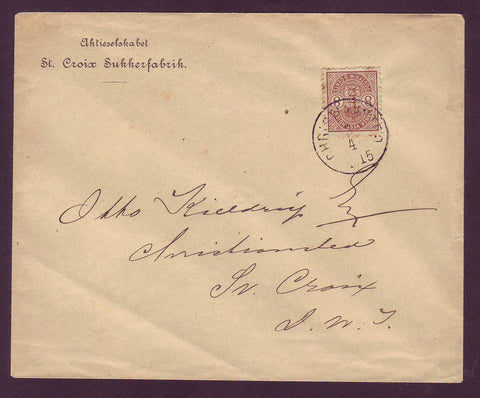 DWI5003A Danish West Indies Local Letter (Philatelic) - 1915
