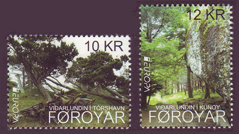 FA0560-61 Faroe Is.                   Scott # 560-61 MNH, Trees and Forests - Europa 2011