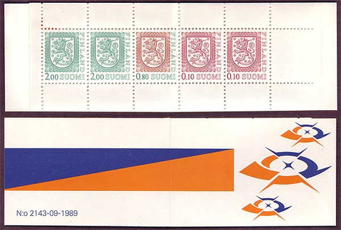 FI0715a1 Finland Scott # 715a MNH, Slot-machine Booklet 1985-90