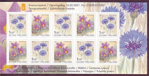 FI1132a1 Finland Scott # 1132a MNH, Flowers 2000