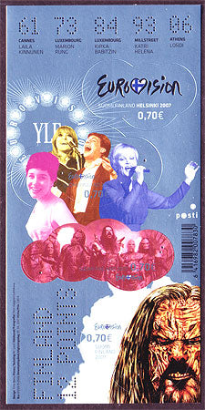 FI1291 Finland Stamp # 1291 MNH, Eurovision Song Contest 2007