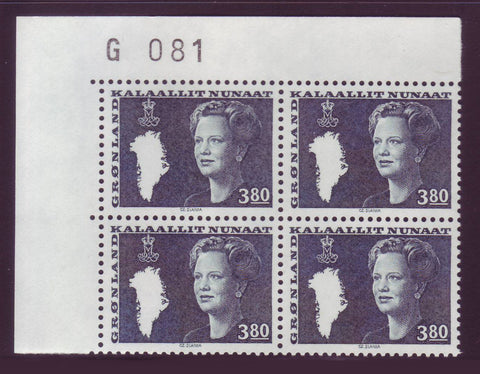 GR0131PB 3.80k Queen Margrethe - 1985