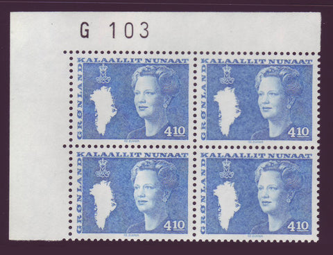 GR0132PB 4.10k Queen Margrethe 1980