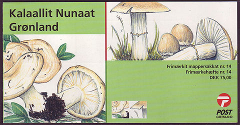 Greenland Scott # 480a booklet MNH, Mushrooms 2006