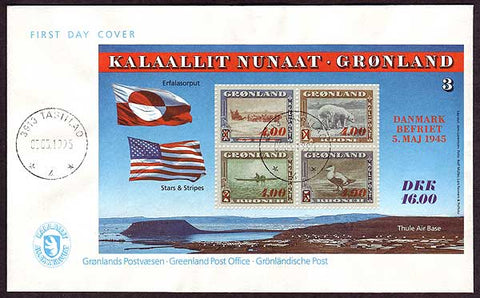 GR5032PH Greenland FDC, American Issue Commemorative 1995