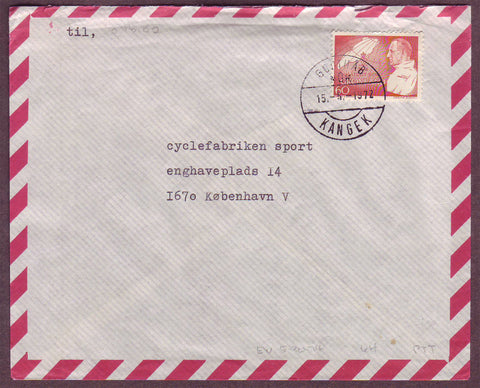 GR5056 Greenland Letter to Denmark 1972