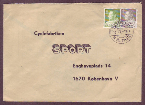 GR5061 Greenland Letter to Denmark 1974