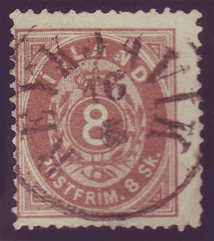IC00035 Iceland Scott # 3 used with certificate, 1873