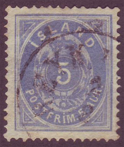 IC00095 Iceland Scott # 9 VF used  1876