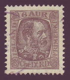 IC0036 Iceland Scott # 37, 6a Christian IX - 1902