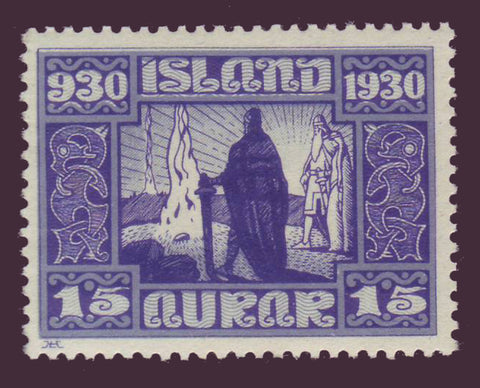 IC0156 Iceland Scott # 156 MNH. Parliamentary Issue 1930