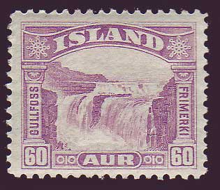IC01732 Iceland Scott # 173 VF MNH**, Gullfoss 1932