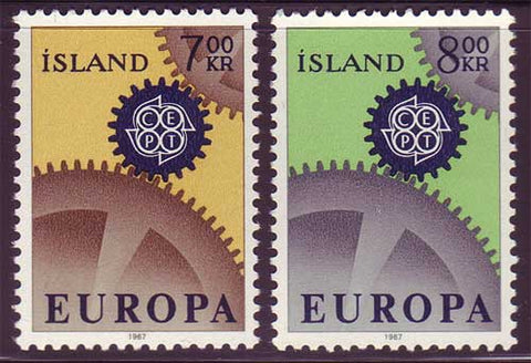 IC0389-901 Iceland Scott # 389-90 MNH, Europa 1967