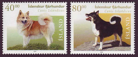 IC0933-341 Iceland       Scott # 933-34 MNH,         Sheepdogs 2000