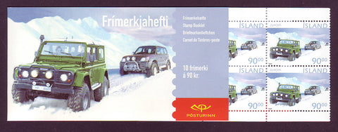 IC1020a1 Iceland Scott # 1020a MNH, Cars in Snow - Europa 2004