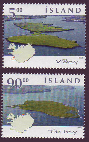 IC1033-341 Iceland       Scott # 1033-34 MNH, Islands 2005