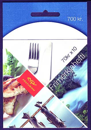 IC1050a1 Iceland Scott # 1050a MNH booklet,  Europa - Gastronomy 2005