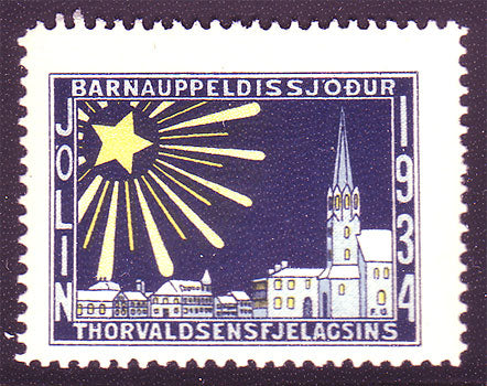 IC819341 Iceland  
      1934 Thorvaldsen Society MNH