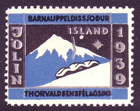 IC819391 Iceland  
      1939 Thorvaldsen Society MNH